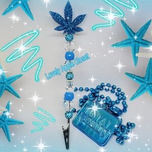 Bling Blunt / Roach Clip - AQUA